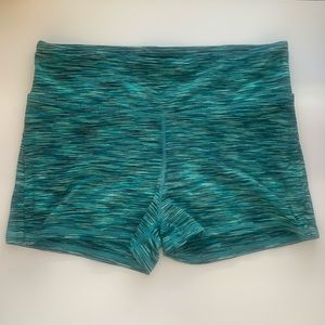 Blue/Green Spandex Shorts